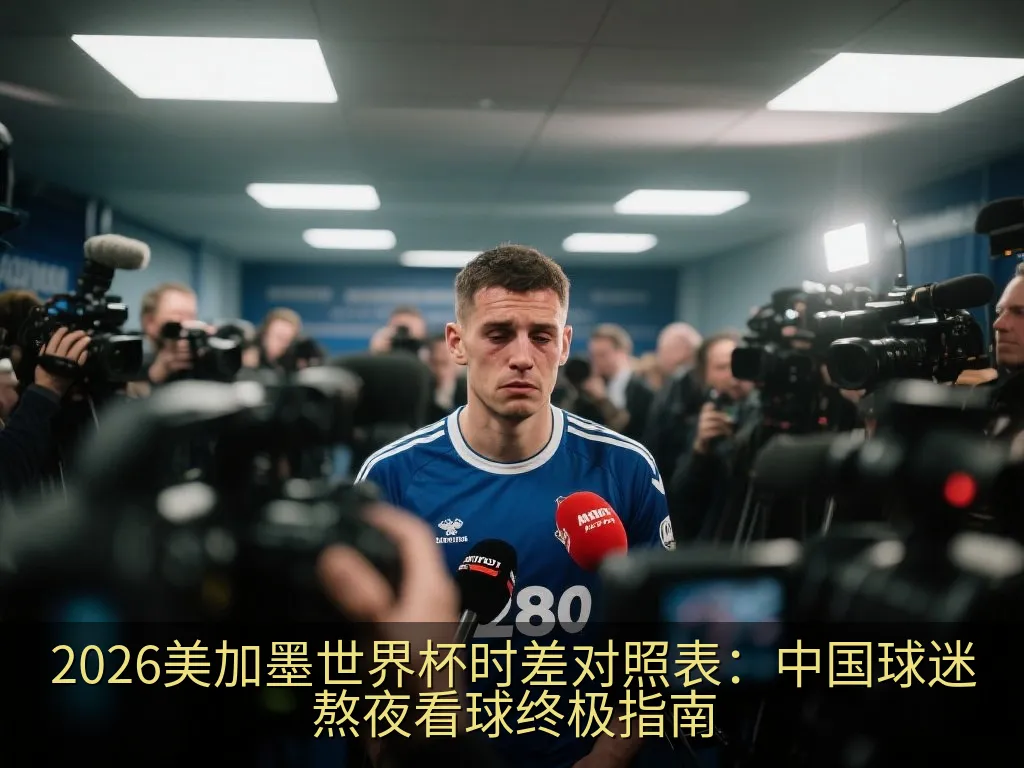 2026美加墨世界杯时差对照表：中国球迷熬夜看球终极指南